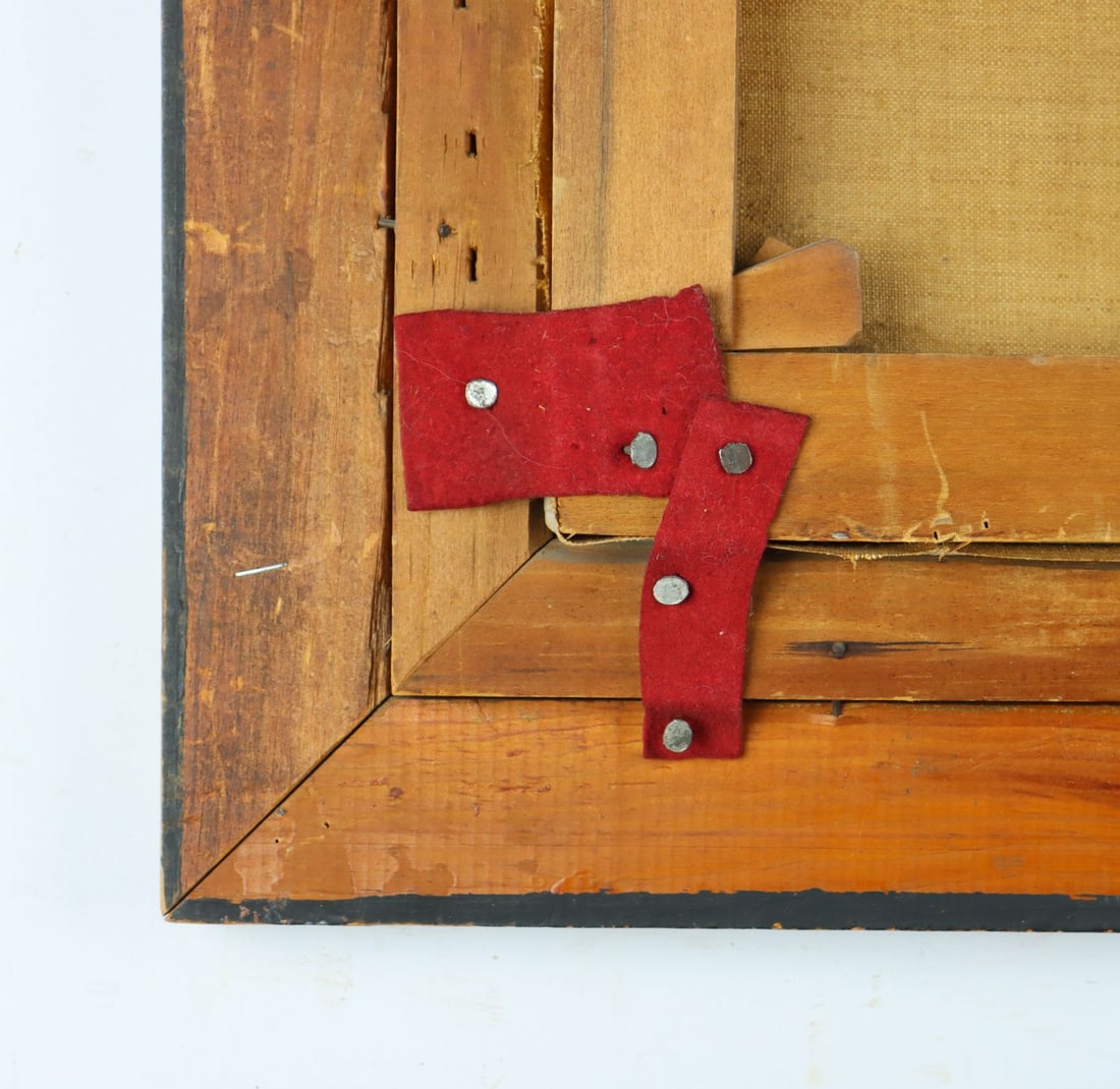 Antique early 20C American oil painting - 11