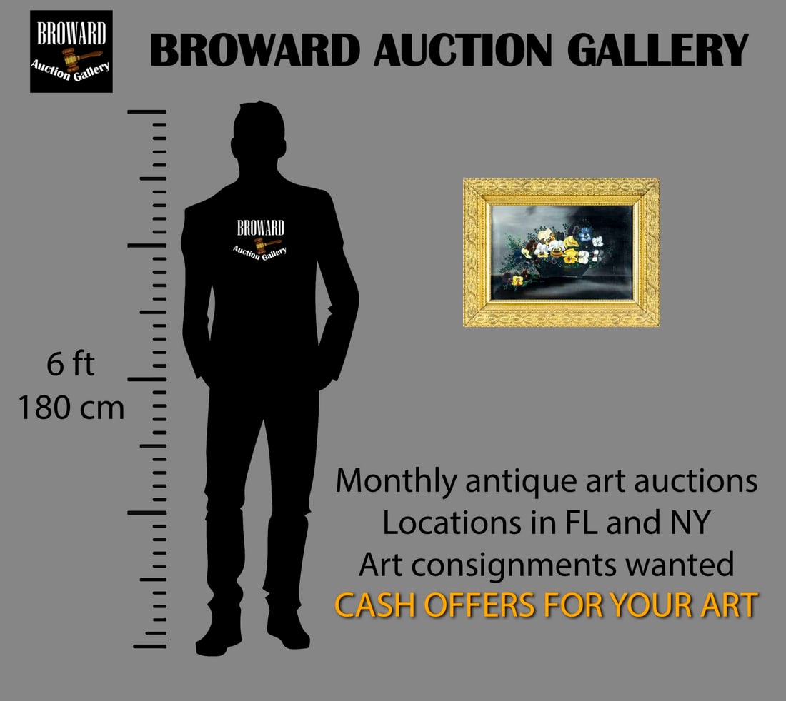 Antique early 20C American oil painting - 2