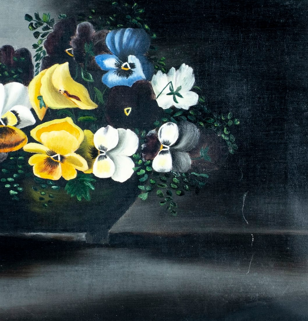 Antique early 20C American oil painting - 6