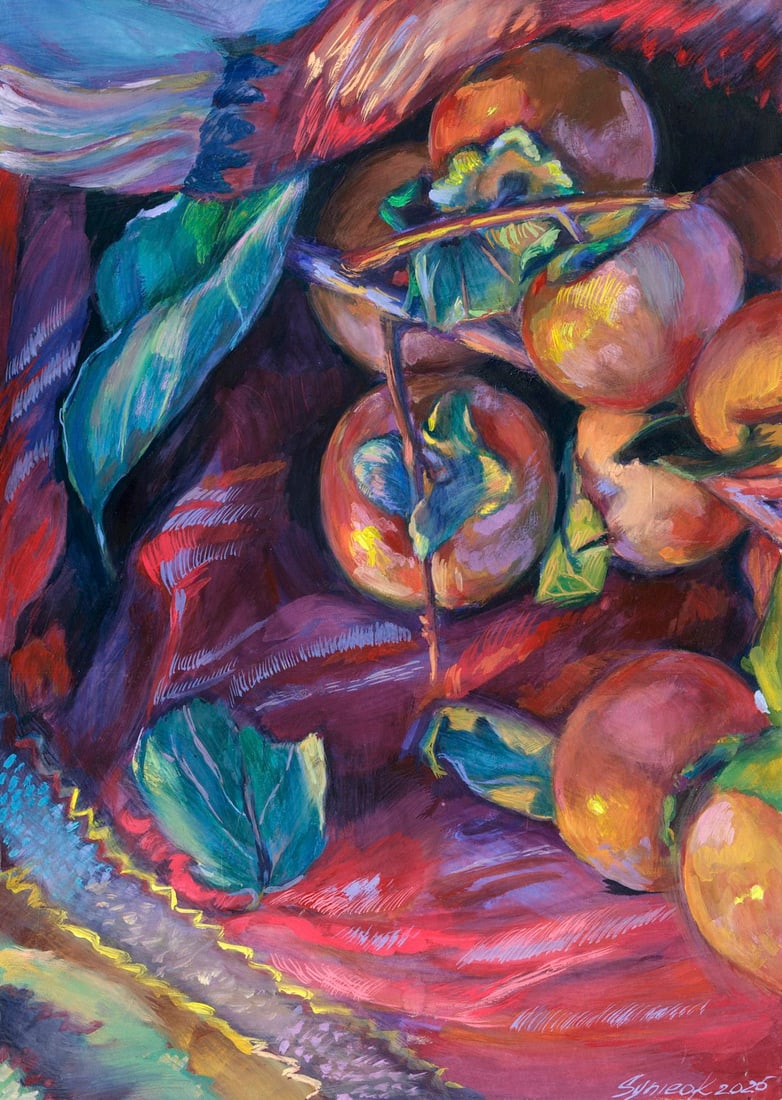 Tatiana Synieok (Ukraine,20/21C) gouache painting (1 of 11)