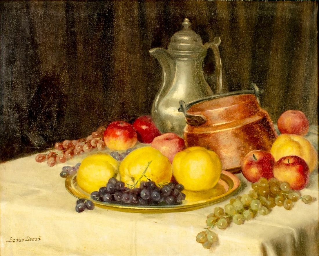 Szabo Dezso (Hungary,1888-1971) oil painting (1 of 13)