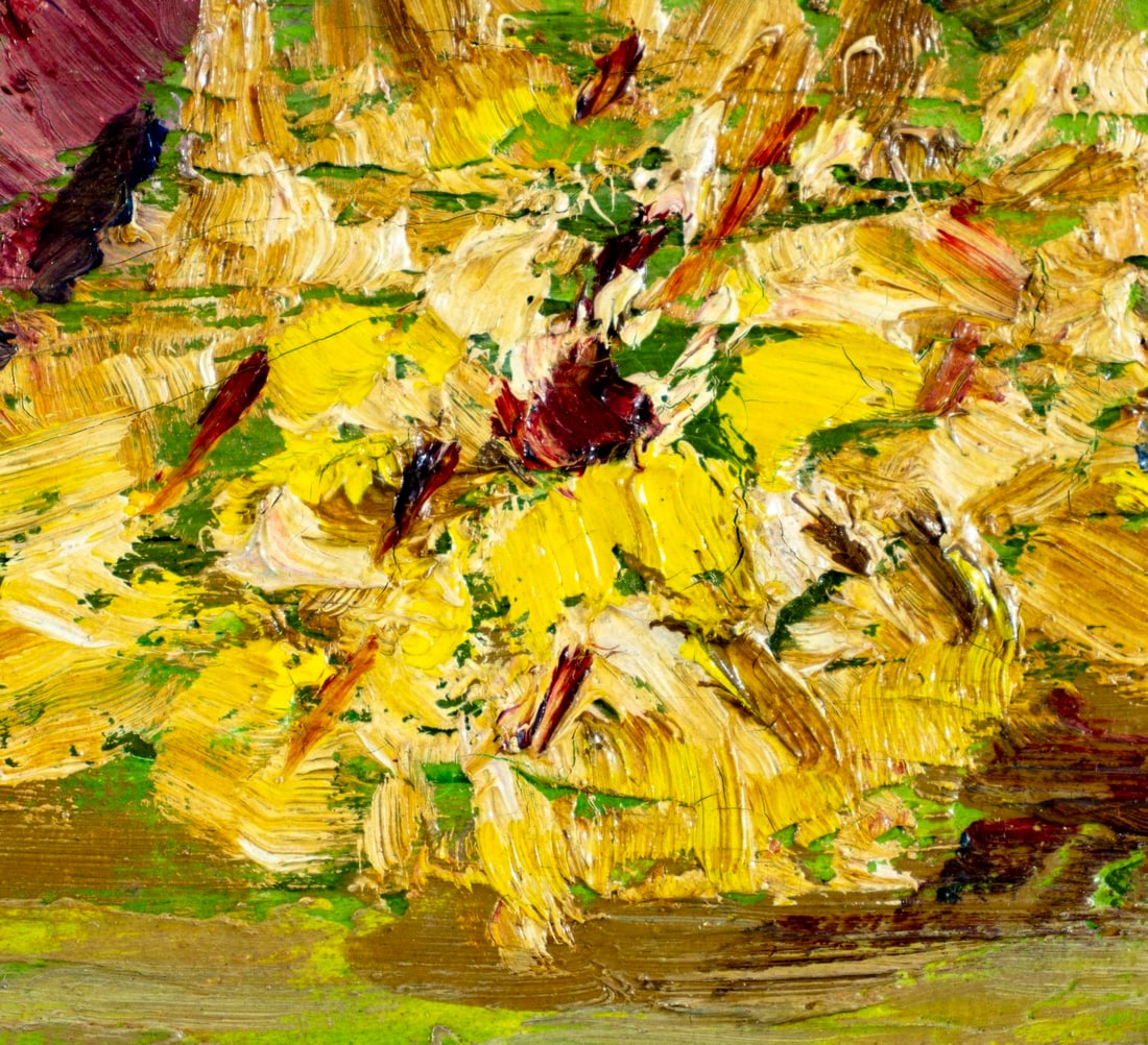 Vintage mid 20C American oil painting - 7