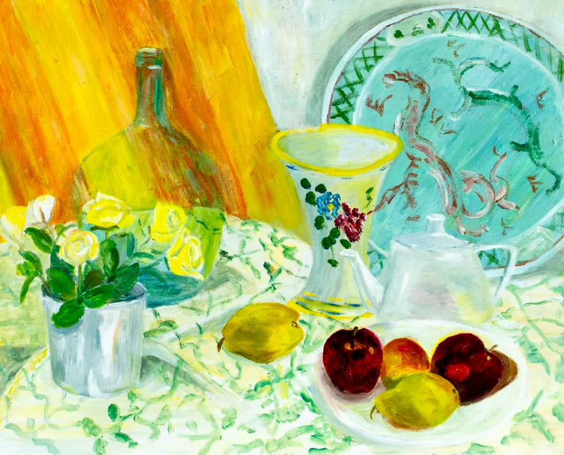 Vintage 20C American oil painting (1 of 11)