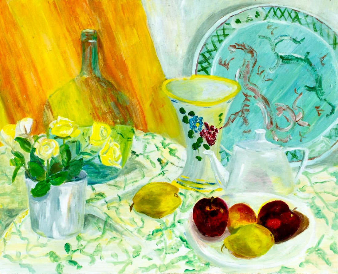 Vintage 20C American oil painting - 3