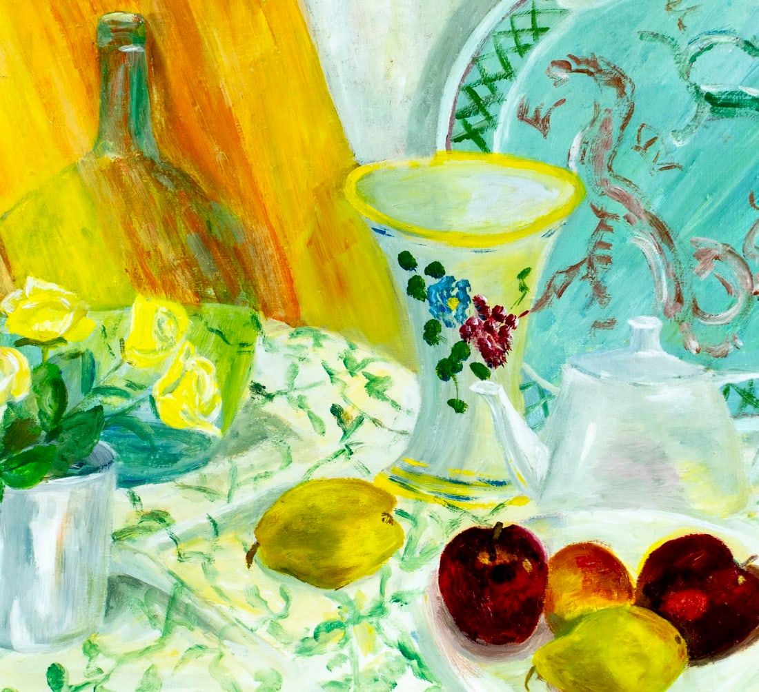 Vintage 20C American oil painting - 4