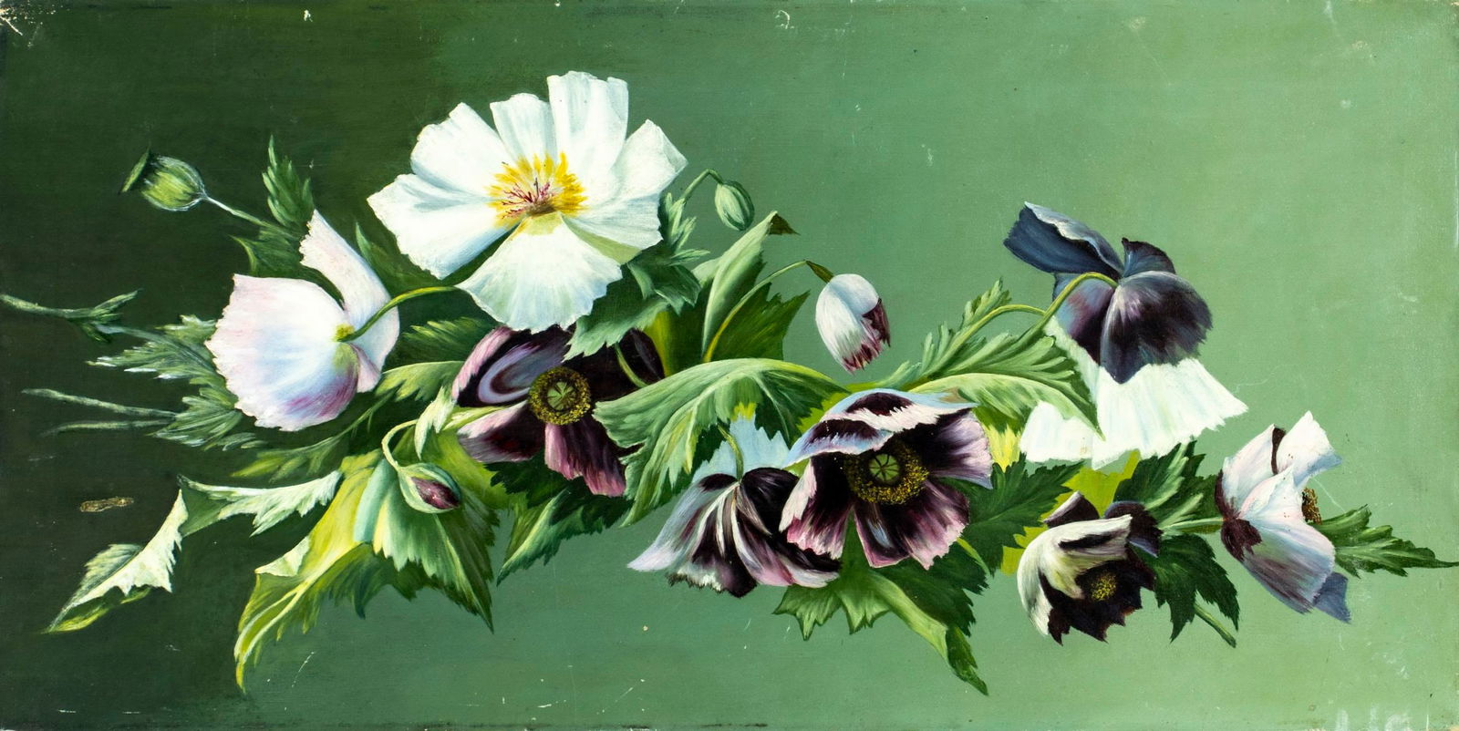 Antique 19C American oil painting (1 of 11)