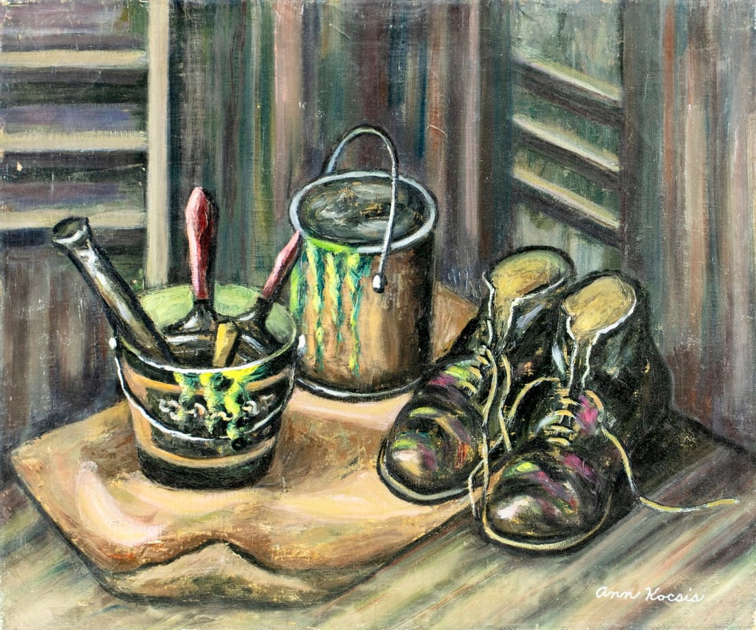 Ann Kocsis (NY,1910-1972) oil painting (1 of 14)