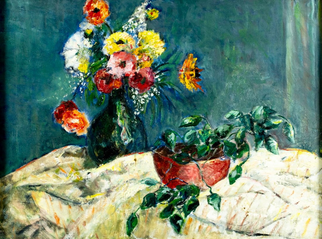 Blanche Rothschild (NY,1893-1988) oil painting (1 of 12)