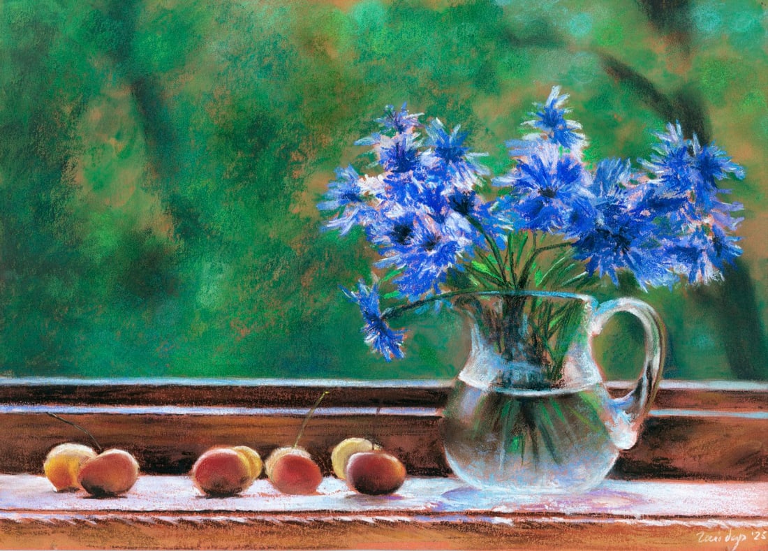 Sergey Gaydar (Ukraine,b 1970) pastel painting (1 of 12)
