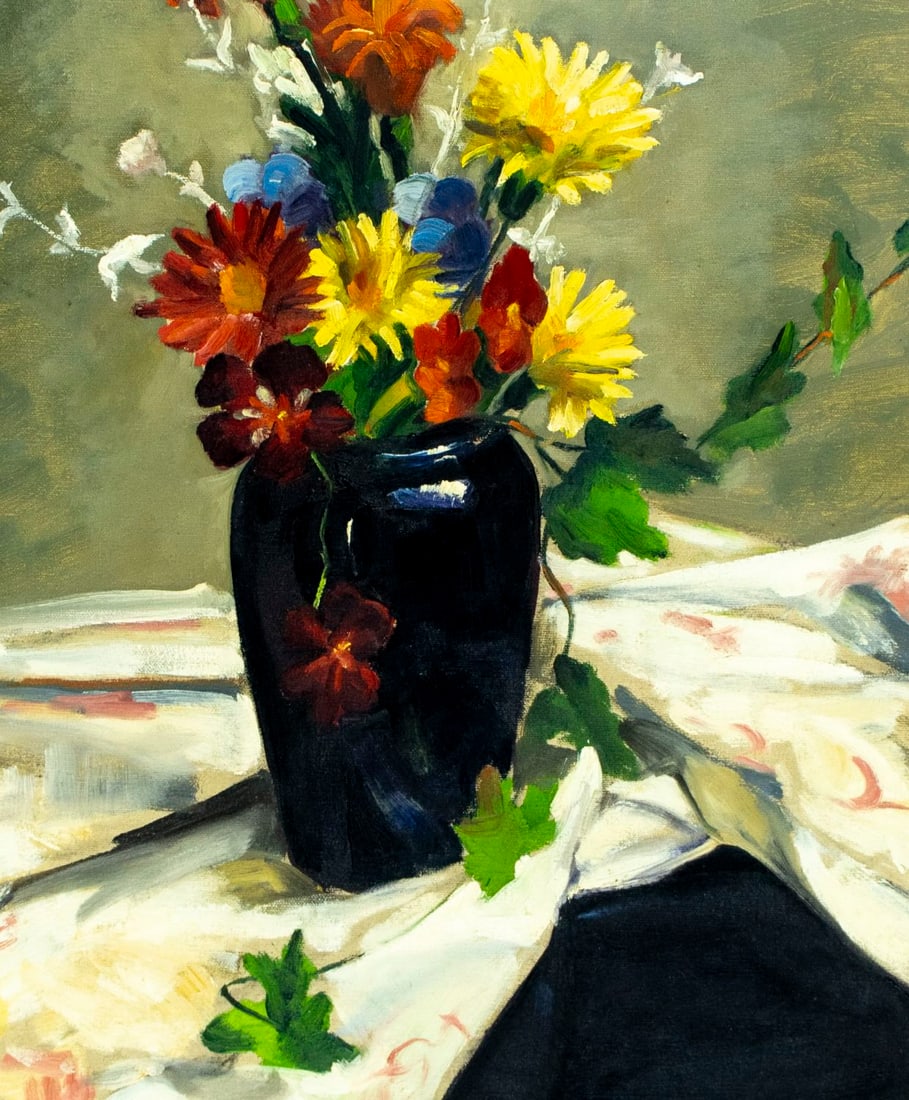 John J Sable (US,early 20C) oil painting antique - 5