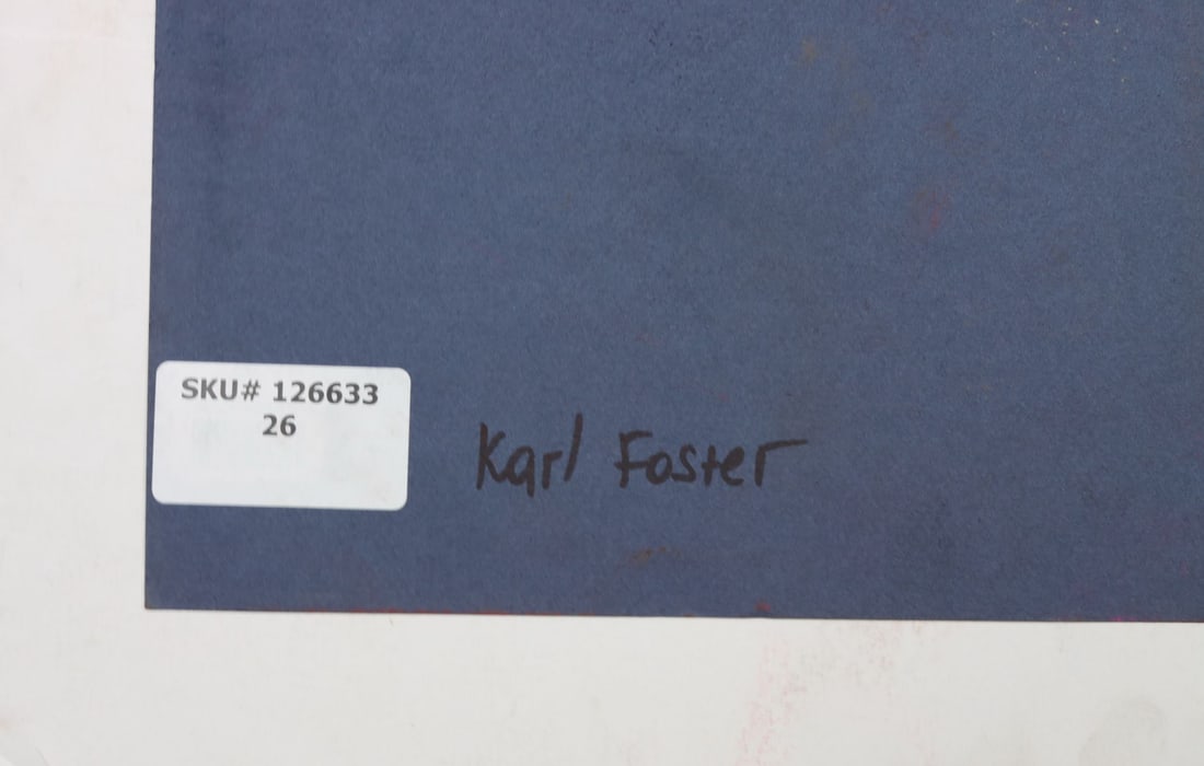 Karl Foster (PA,b 1933) pastel painting - 10