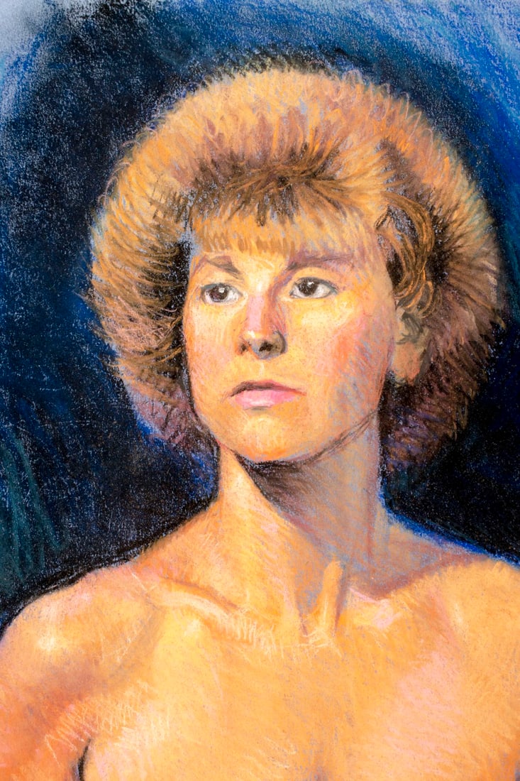 Karl Foster (PA,b 1933) pastel painting - 5