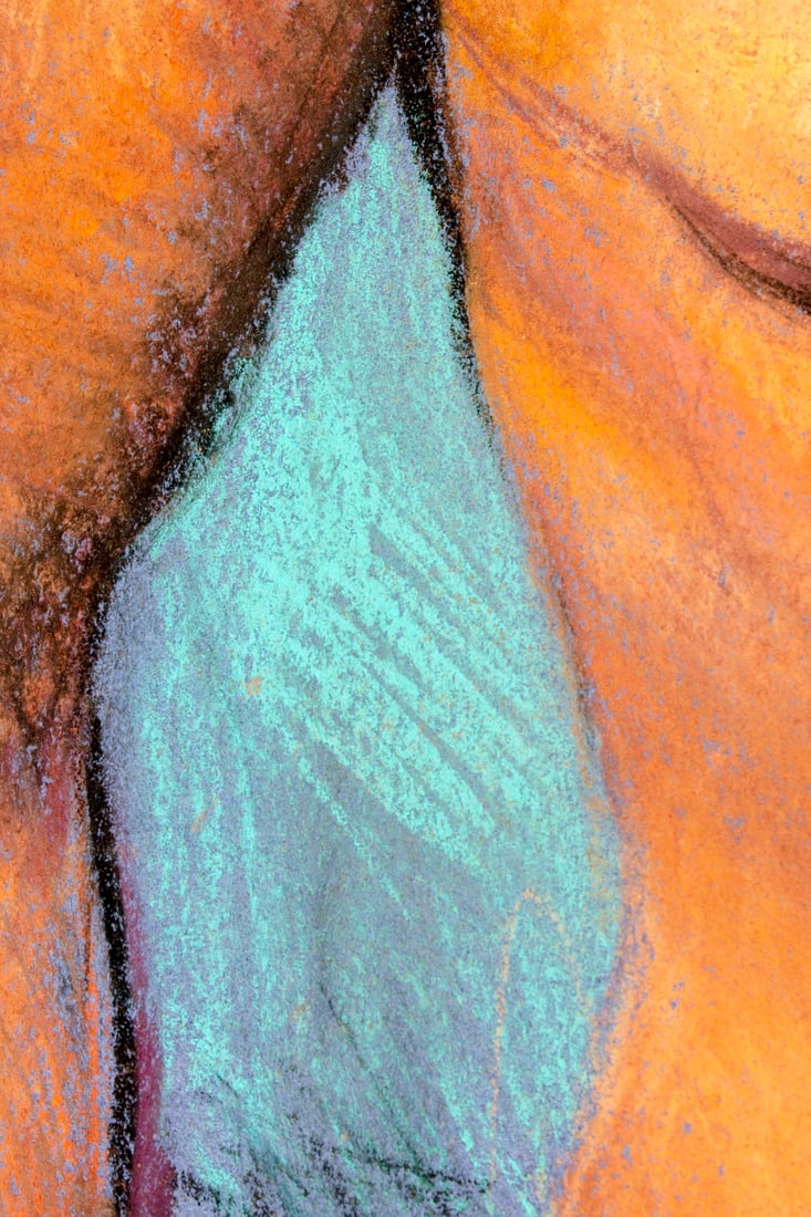 Karl Foster (PA,b 1933) pastel painting - 7