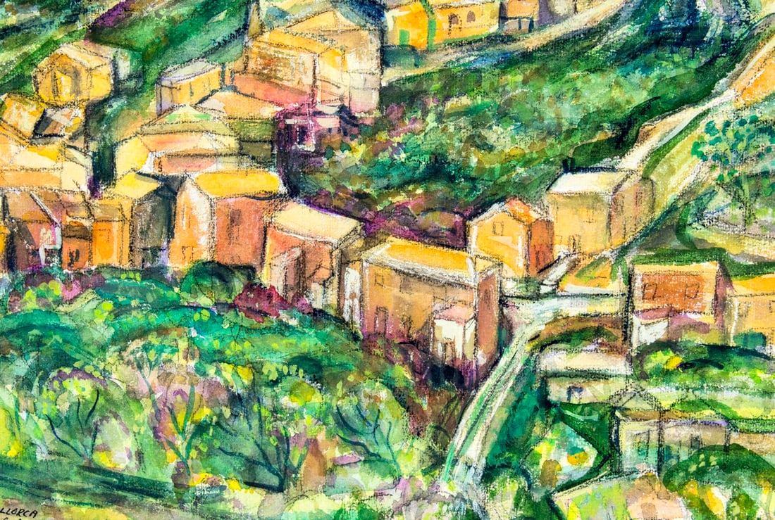 Martin Rosenthal (NY,MA,1899-1974) watercolor painting - 8