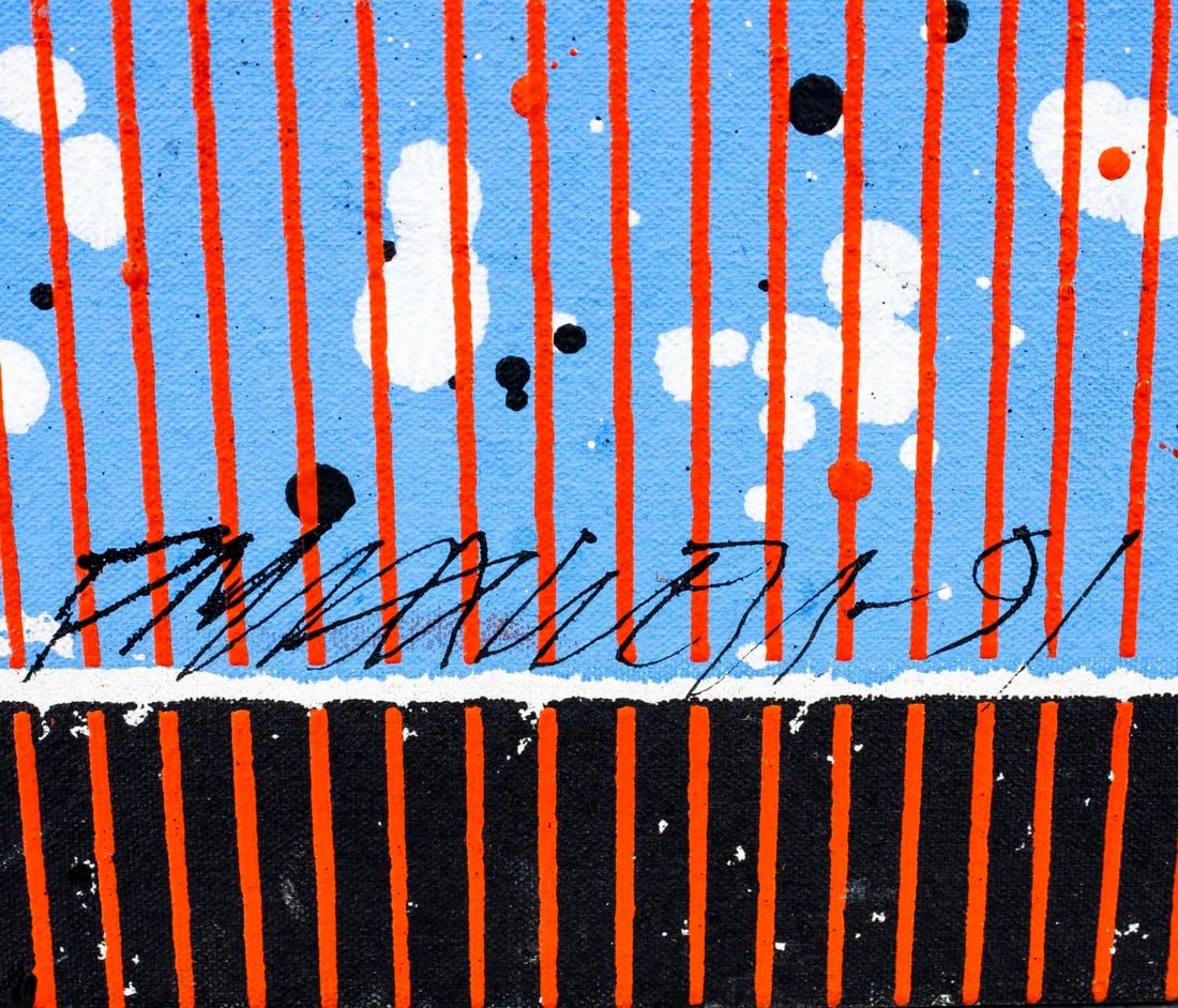 Paul Maxwell (IL,CA,AR,1925-2015) acrylic painting - 4