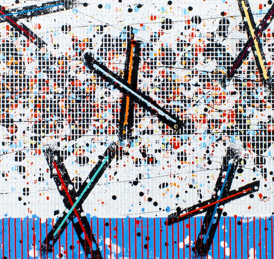 Paul Maxwell (IL,CA,AR,1925-2015) acrylic painting - 5