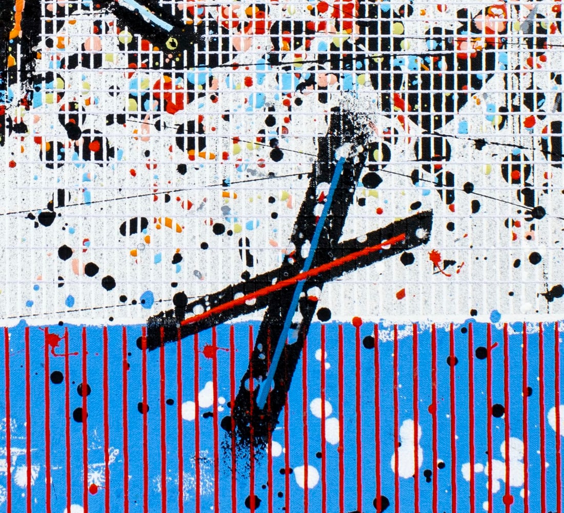 Paul Maxwell (IL,CA,AR,1925-2015) acrylic painting - 7