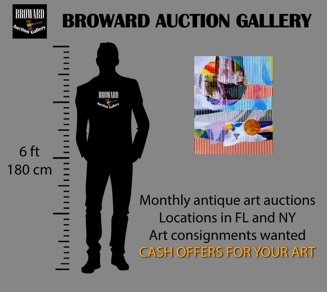 James Massena (OH,1953-2021) acrylic painting - 2