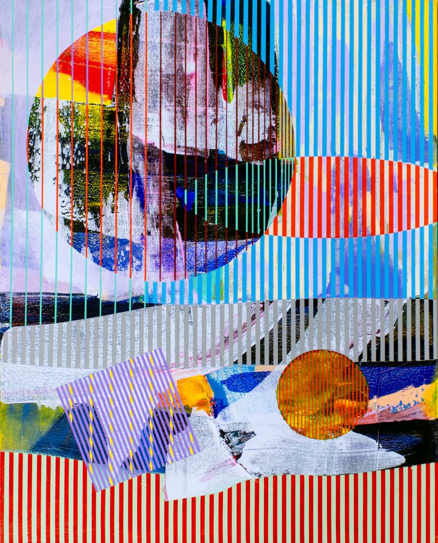 James Massena (OH,1953-2021) acrylic painting - 3