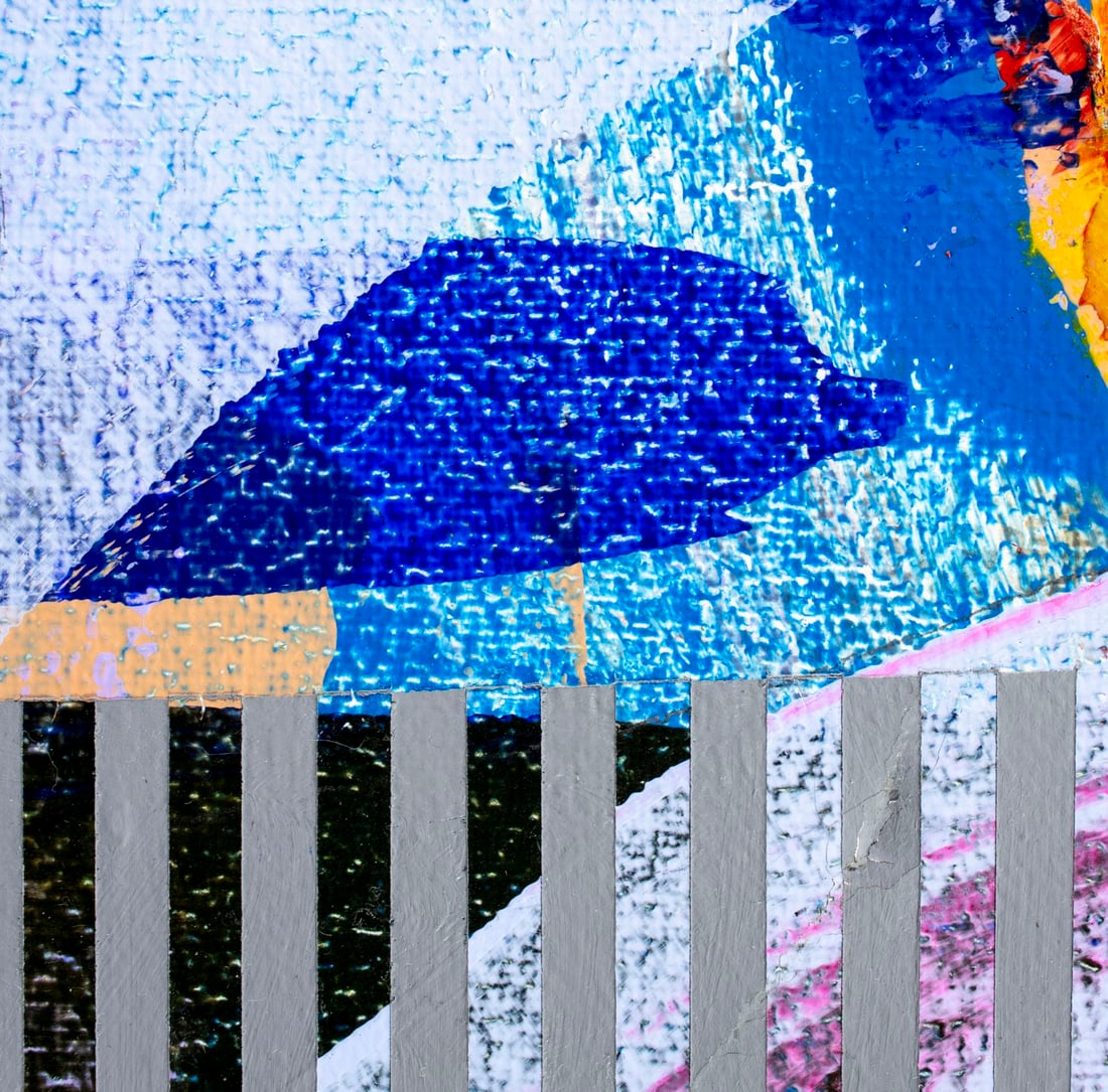 James Massena (OH,1953-2021) acrylic painting - 8