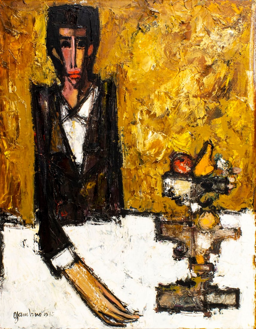 Giuseppe Gambino (Italy,1928-1997) oil painting (1 of 13)