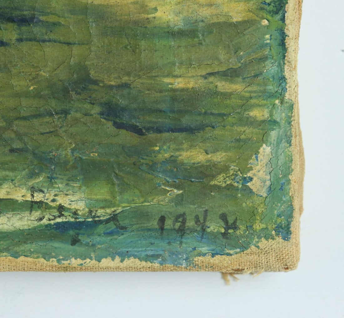 Feliciano Bejar (NY,Mexico,1920-2007) oil painting antique - 10