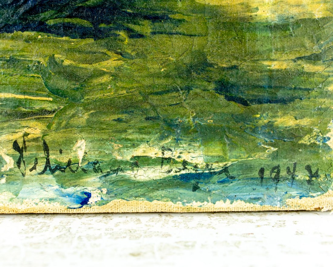 Feliciano Bejar (NY,Mexico,1920-2007) oil painting antique - 4