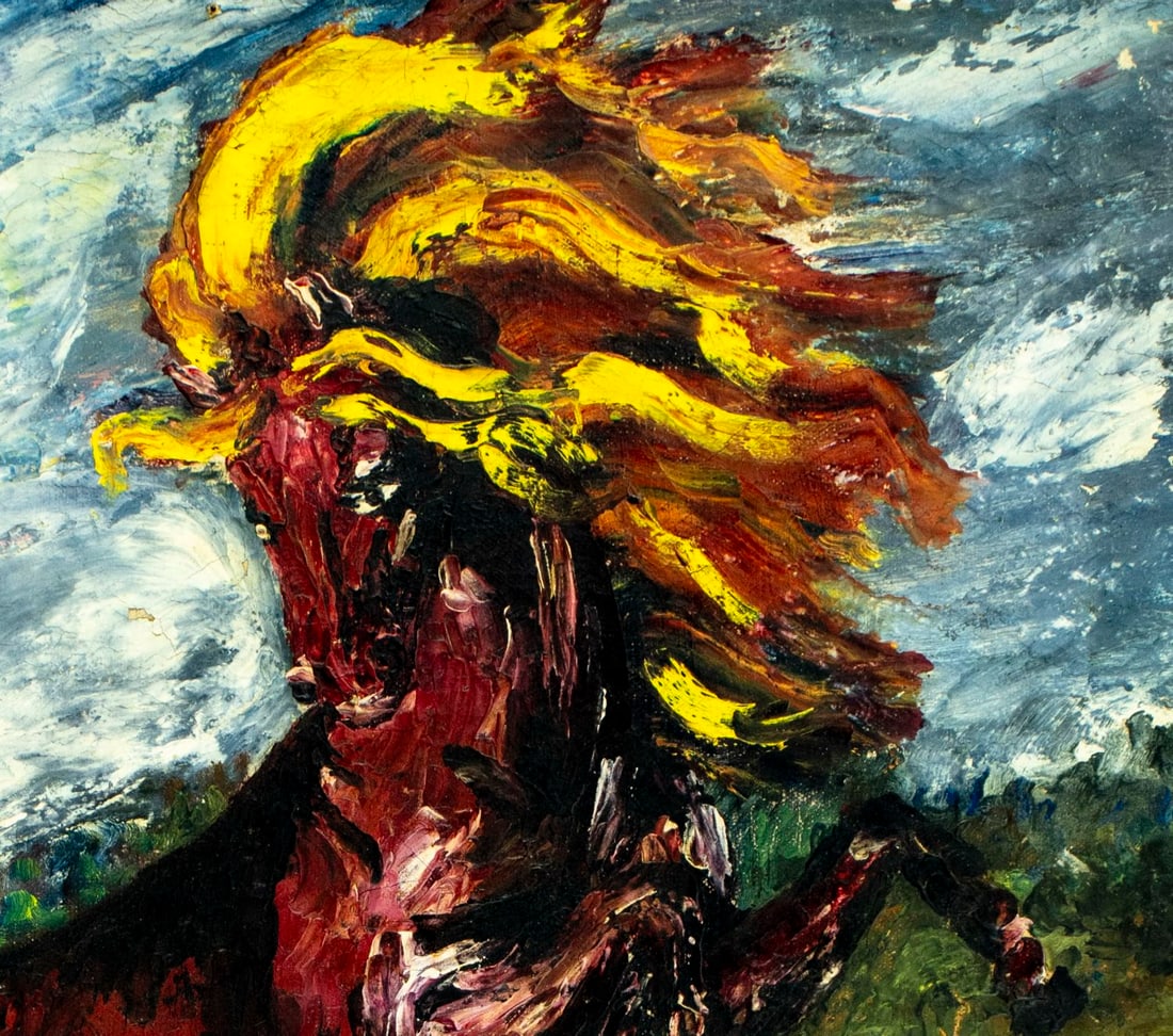 Feliciano Bejar (NY,Mexico,1920-2007) oil painting antique - 7