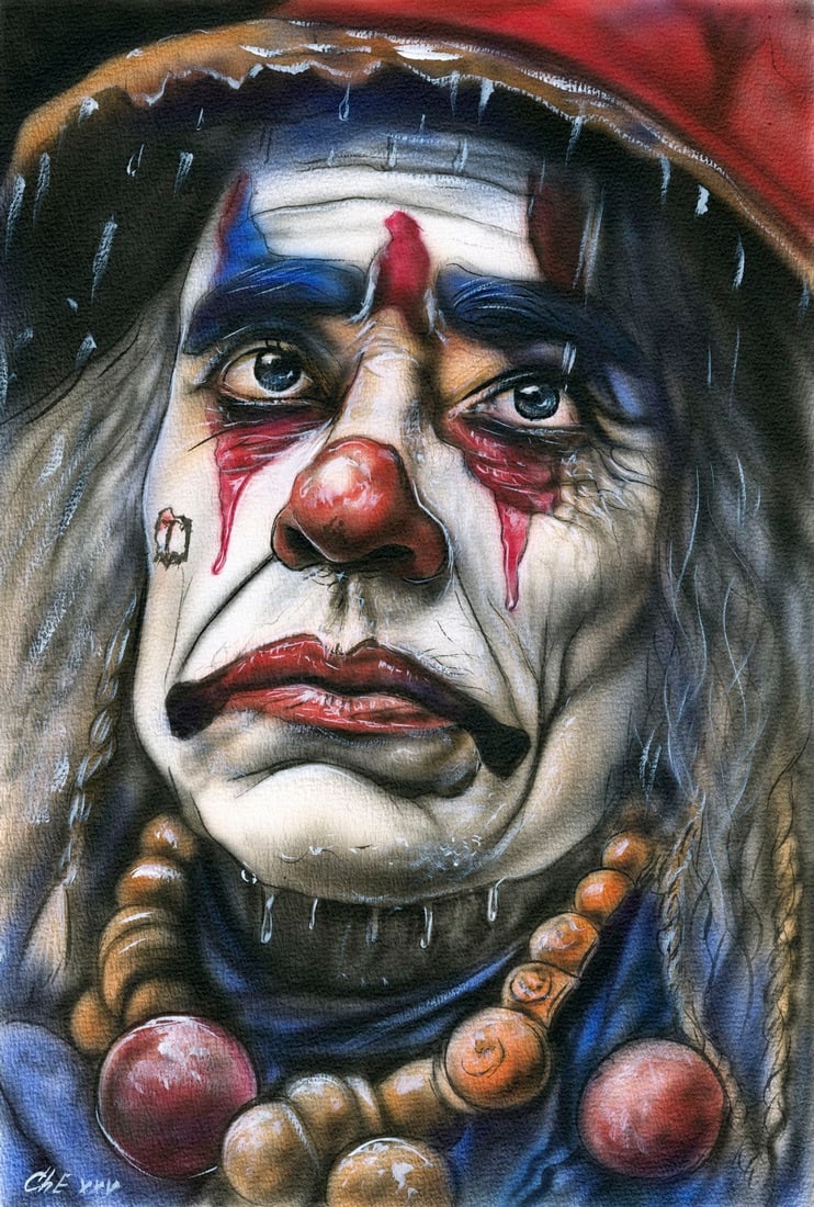 Evgeniy Chunikhin (Ukraine,b 1976) acrylic painting (1 of 12)