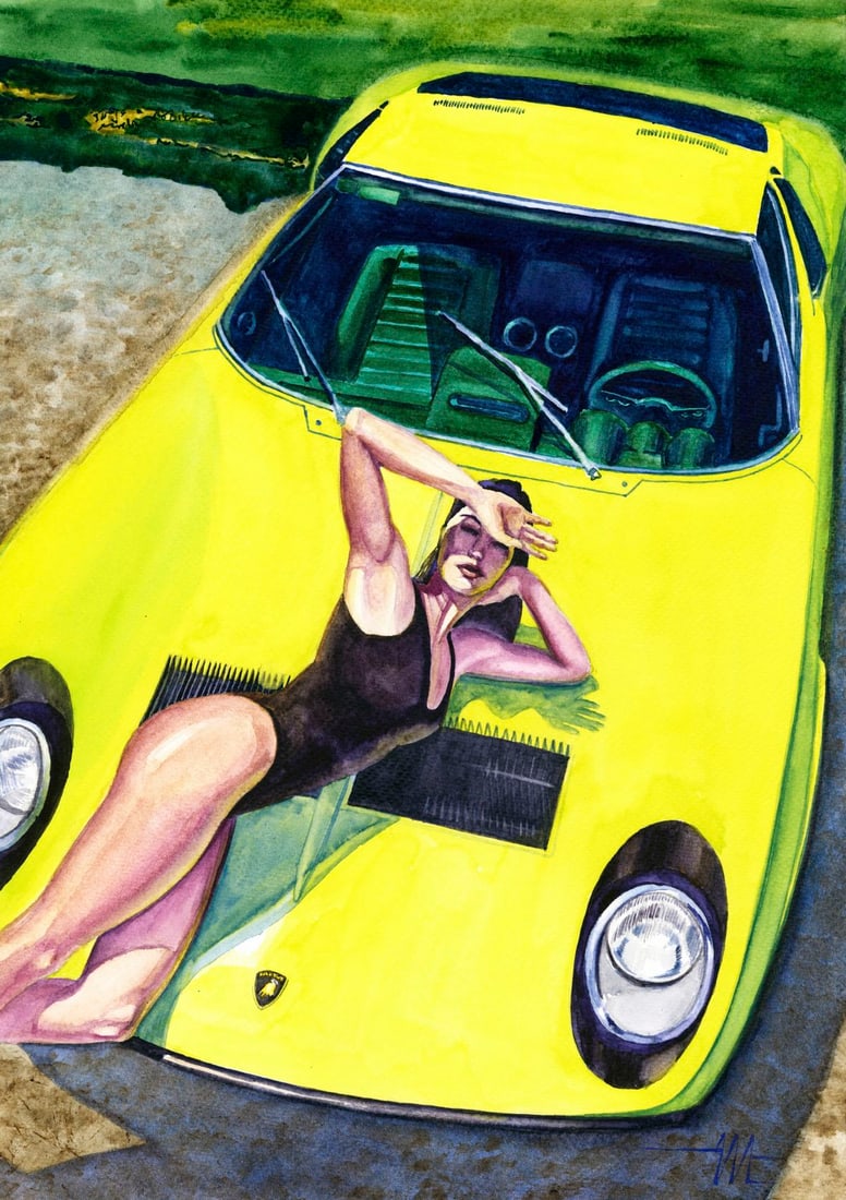 Aleksandr Matushkin (Ukraine,20/21C) watercolor painting (1 of 13)