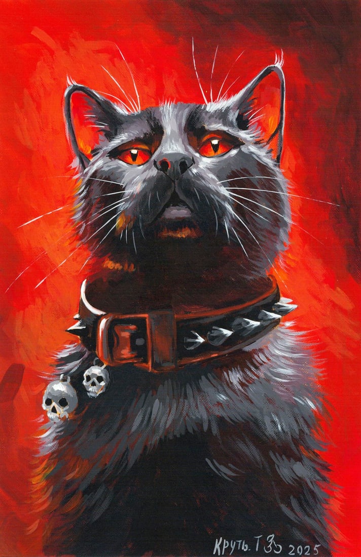 Tatiana Krut (Ukraine,20/21C) acrylic painting (1 of 11)