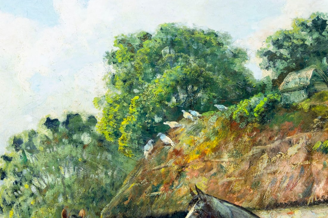 Samuel Joseph Clark (UK,1834-1912) oil painting antique - 7