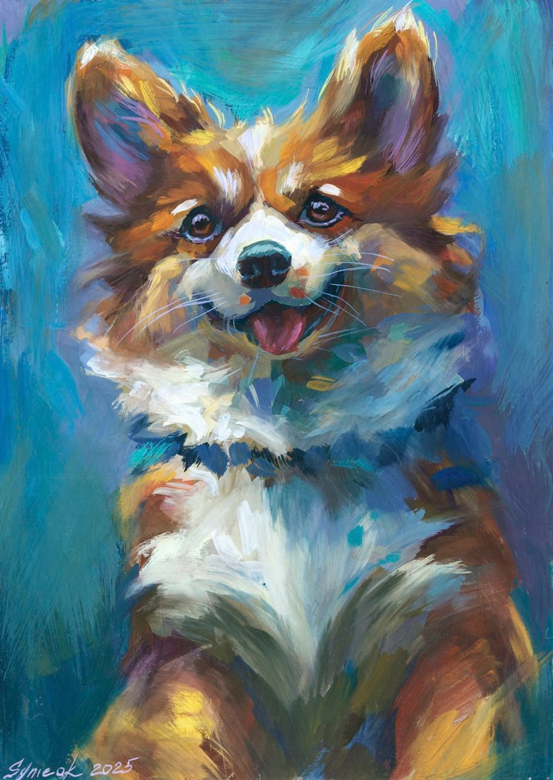 Tatiana Synieok (Ukraine,20/21C) gouache painting (1 of 12)