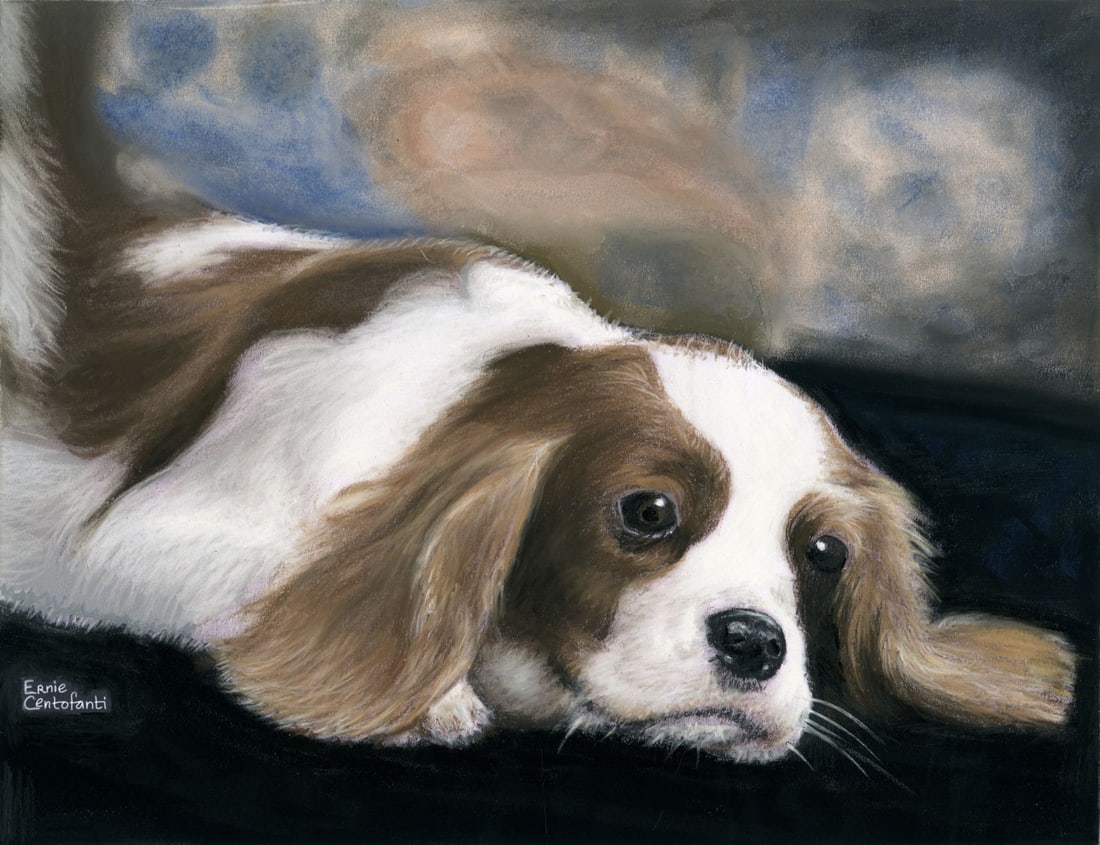 Ernie Centofanti (CA,b 1956) pastel painting (1 of 12)