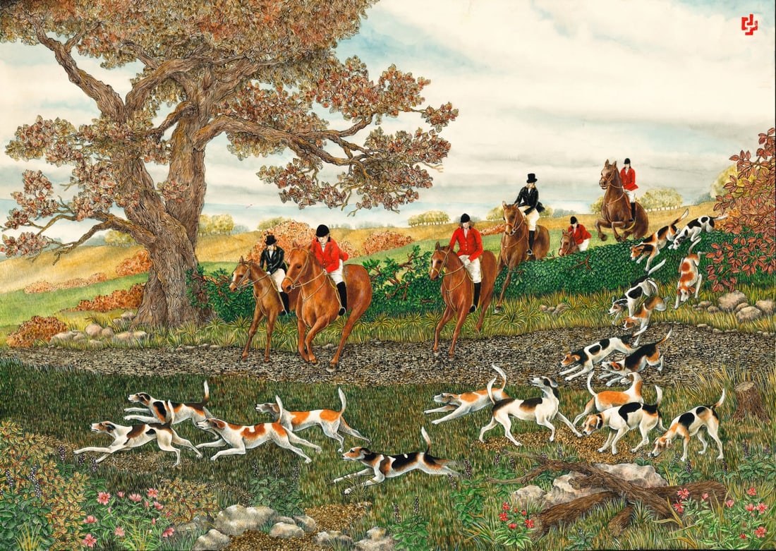 Clarence Wilson (NY,Canada,1920-?) watercolor painting (1 of 11)