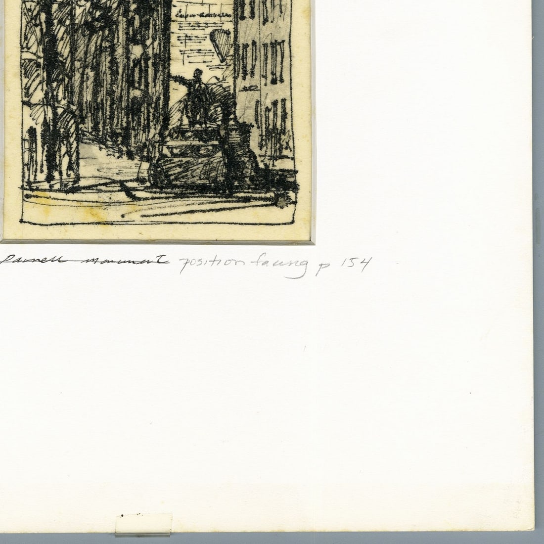 Allan Mardon (NY,AZ,Canada,1931-2020) ink painting - 8