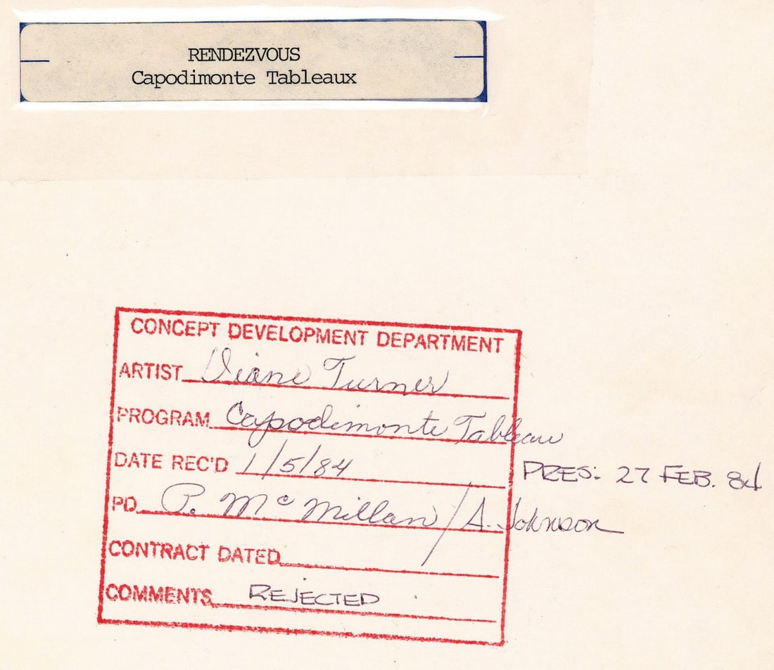 Diane Turner (PA,20/21C) gouache painting - 12