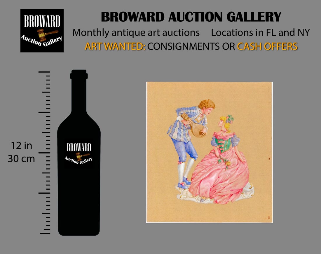 Diane Turner (PA,20/21C) gouache painting - 2