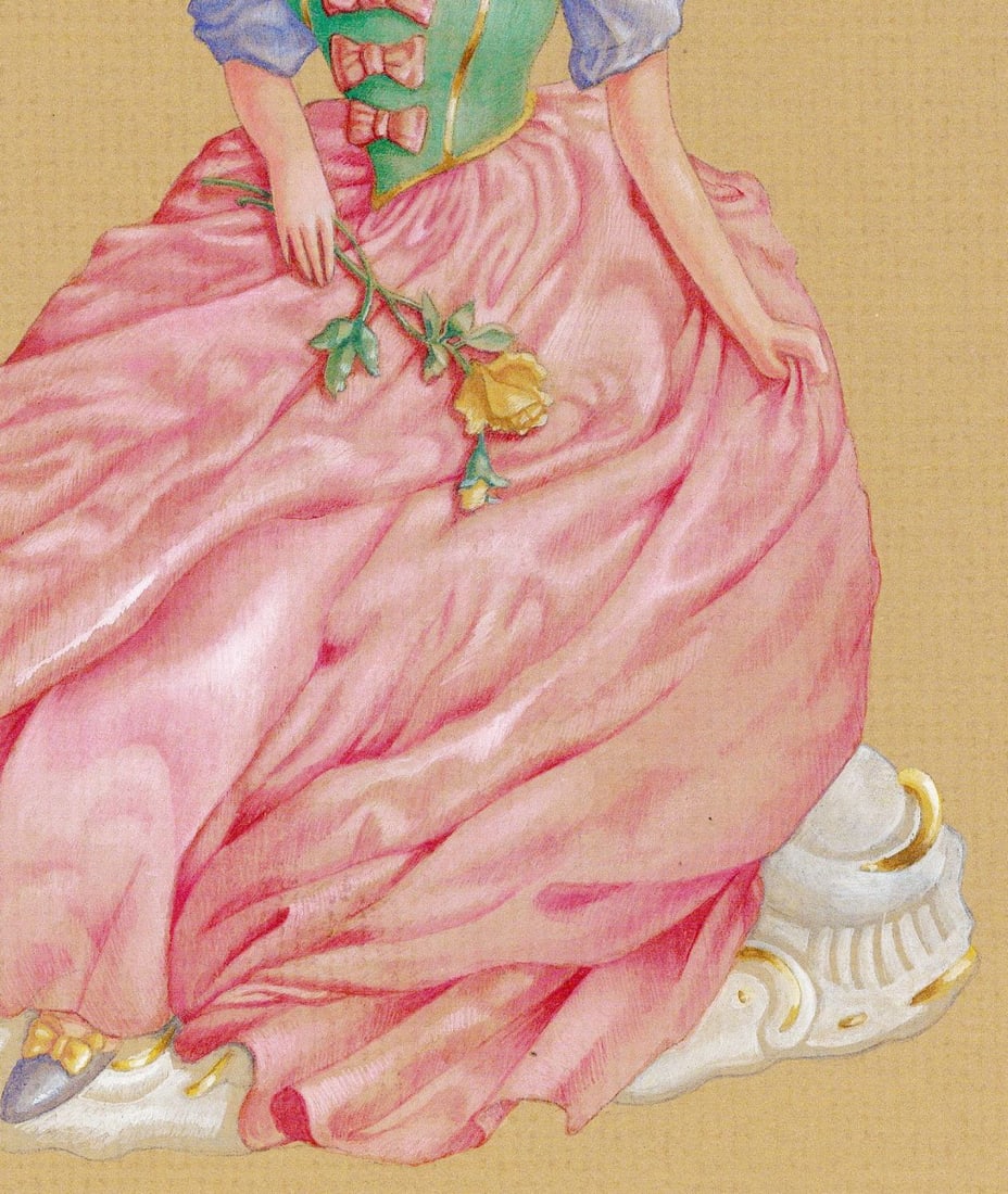 Diane Turner (PA,20/21C) gouache painting - 6