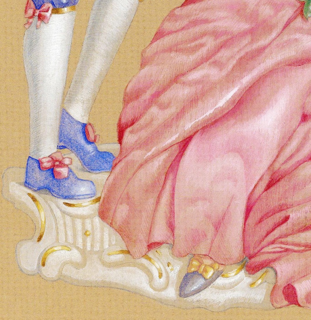 Diane Turner (PA,20/21C) gouache painting - 8