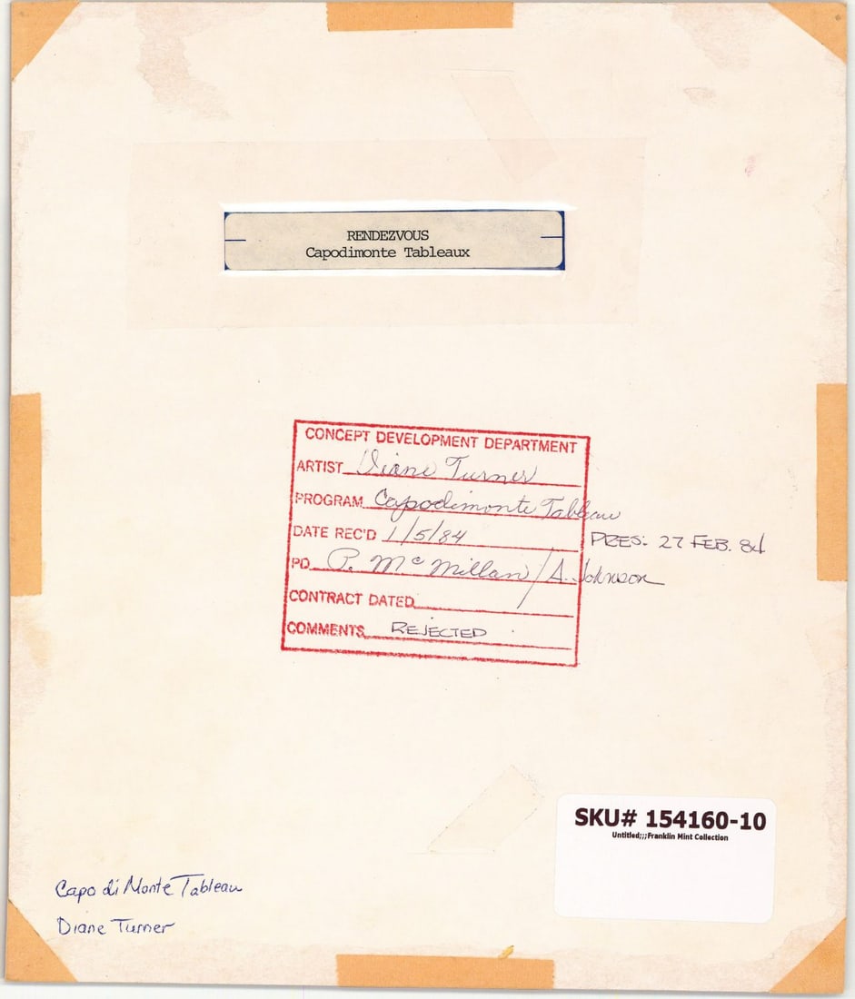 Diane Turner (PA,20/21C) gouache painting - 9