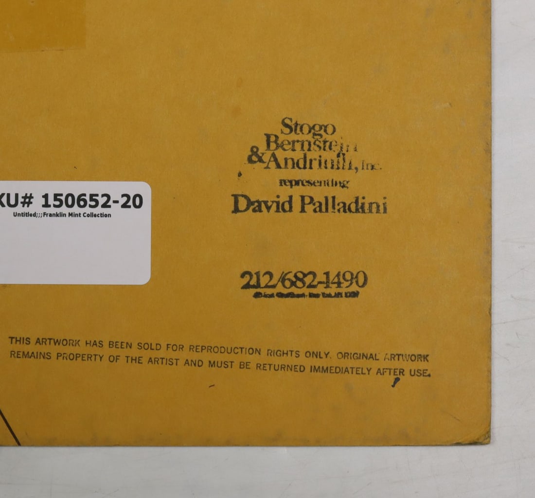 David Mario Palladini (NY,b 1946) graphite painting - 10