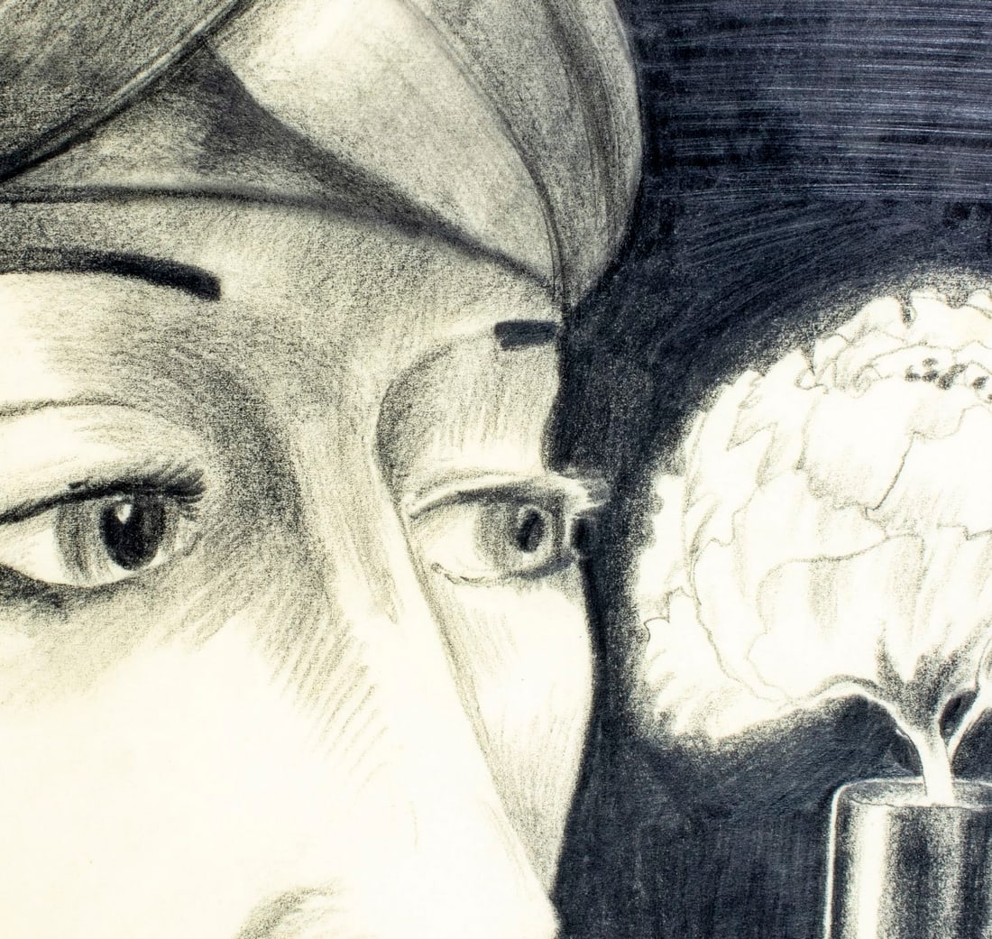 David Mario Palladini (NY,b 1946) graphite painting - 7