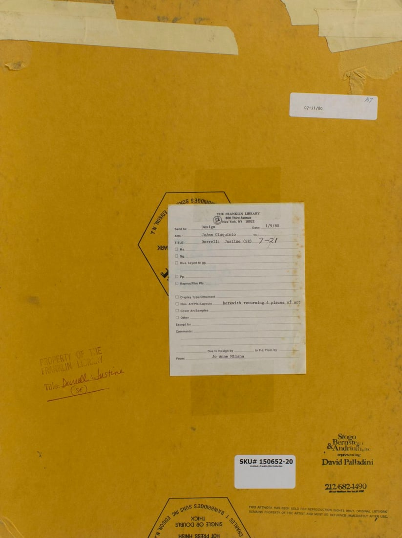 David Mario Palladini (NY,b 1946) graphite painting - 8