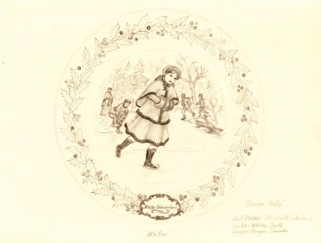 Georgann Schroeder (US,20C) graphite painting (1 of 11)