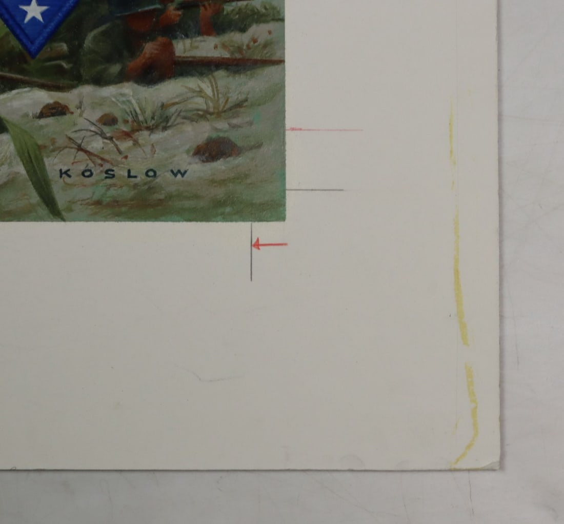 Howard Koslow (NJ,NY,1924-2016) oil painting - 10