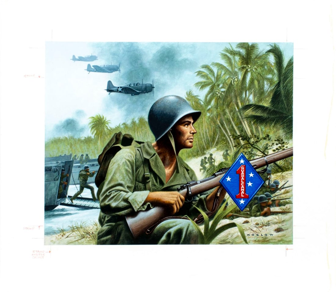 Howard Koslow (NJ,NY,1924-2016) oil painting - 3