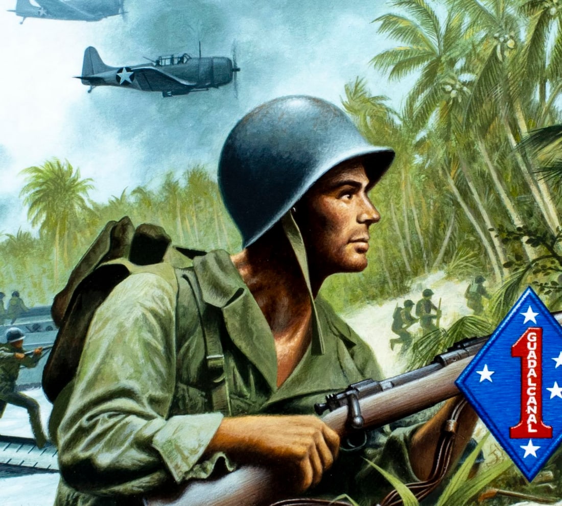 Howard Koslow (NJ,NY,1924-2016) oil painting - 5