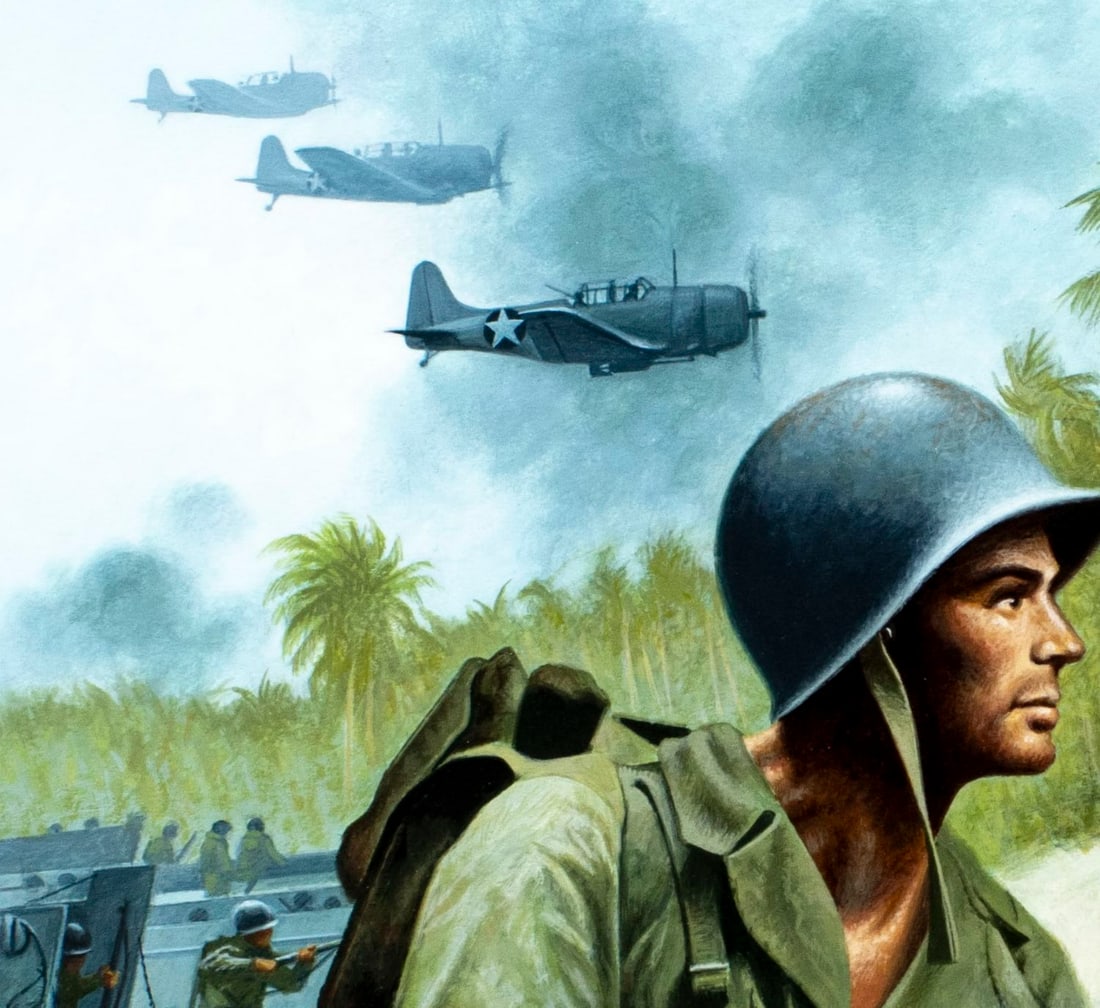 Howard Koslow (NJ,NY,1924-2016) oil painting - 6