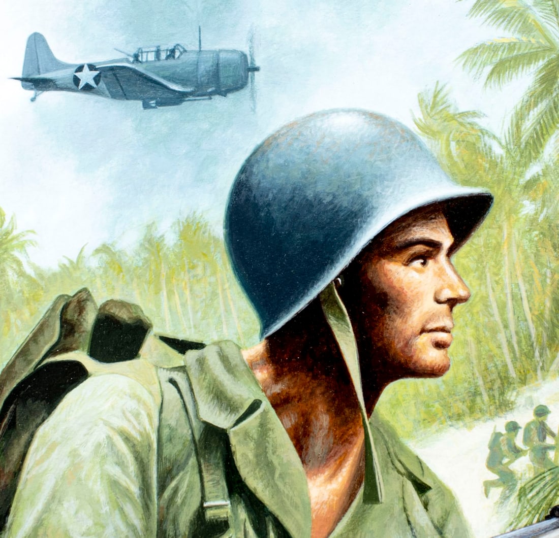 Howard Koslow (NJ,NY,1924-2016) oil painting - 8